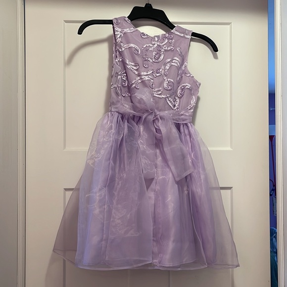 NWT Emily West Girls Lavender Dress 🆕 - Picture 5 of 7